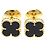Van Cleef & Arpels Sweet Alhambra Onyx Gelbgold Ohrstecker - Ansicht 11