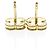Van Cleef & Arpels Sweet Alhambra Onyx Gelbgold Ohrstecker - Ansicht 3