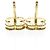 Van Cleef & Arpels Sweet Alhambra Onyx Gelbgold Ohrstecker - Ansicht 6