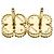 Van Cleef & Arpels Sweet Alhambra Onyx Gelbgold Ohrstecker - Ansicht 7
