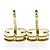 Van Cleef & Arpels Sweet Alhambra Onyx Gelbgold Ohrstecker - Ansicht 8