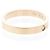 Anillo de bodas C de Cartier en oro rosa - vista 4