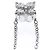 Autre Marque Ponte Vecchio Diamantenhalskette - Ansicht 6
