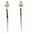Autre Marque Orecchini a goccia Tiffany T-wire Bar in oro rosa (18K)