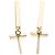 Autre Marque Orecchini a goccia Tiffany T-wire Bar in oro rosa (18K) - vista 4