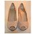 Giuseppe Zanotti Décolleté in Pizzo Beige - vista 3
