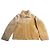 Autre Marque GANT Men's Shearling Leather Jacket - Warm Khaki