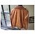 Autre Marque Talking French Brown Leather Bomber Jacket - view 6