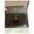Pierre Balmain Clutch em lona monogramada e couro castanho - vista 3