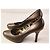 Dolce & Gabbana Braune Leder-Pumps mit Leopardenprint - Ansicht 11