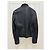 Blazer cropped aderente in pelle nera Valentino IT 42 usato - vista 6