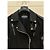 Autre Marque Balmain Paris Black Goatskin Leather Biker Jacket Sz.38 Pre-owned - view 3