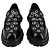 Alexander McQueen — Mocasines de Piel Negra, T.38