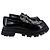 Alexander McQueen — Mocasines de Piel Negra, T.38 - vista 3