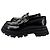 Alexander McQueen — Mocasines de Piel Negra, T.38 - vista 4