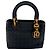 Dior Lady Dior — Nailon Cannage Azul Marino, Galliano circa 2000