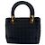 Dior Lady Dior — Nailon Cannage Azul Marino, Galliano circa 2000 - vista 2