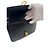 Saint Laurent — Le Carré Satchel, Pelle Nera - vista 11