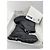 Alexander McQueen — Tread Slick Zip Boot, Cuir Noir - vista 12