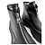 Alexander McQueen — Tread Slick Zip Boot, Cuir Noir - vista 2