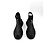 Alexander McQueen — Tread Slick Zip Boot, Cuir Noir - vista 9