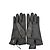 Autre Marque Saint Laurent — Black Leather Gloves