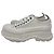 Alexander McQueen — Tread Slick Raffia Blanc, T.38