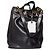 Yves Saint Laurent Leder Beuteltasche Schwarz