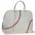 Hermès HERMES Bolide 1923 Baseball 45 Bolsa de Mão Couro Gray Silver