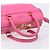 Autre Marque Borsa a mano Baby Duffel SAINT LAURENT in pelle 2way Pink Gold - vista 7