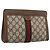 Borsa a pochette GUCCI GG Supreme Web Sherry Line PVC Beige 89 01 001