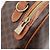 Triomphe Céline Bolsa de mão CELINE Macadam Canvas PVC Leather Brown Gold - vista 19