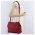 Borsa a tracolla BOTTEGA VENETA INTRECCIATO in pelle rossa - vista 25