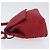 Borsa a tracolla BOTTEGA VENETA INTRECCIATO in pelle rossa - vista 4