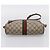 Borsa a tracolla GUCCI GG Supreme Web Sherry Line PVC Beige 56 02 005 - vista 5