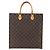 LOUIS VUITTON Monogram Sac Plat Hand Bag M51140 LV - vista 2