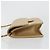 Borsa a tracolla CHANEL Matelasse 25 in pelle d'agnello beige con catena e CC dorati - vista 4