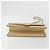 Borsa a tracolla CHANEL Matelasse 25 in pelle d'agnello beige con catena e CC dorati - vista 5