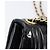 Borsa a tracolla con catena CHANEL Vernice Nera Dorata CC - vista 20