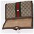 Ophidia Borsa GUCCI GG Supreme Web Sherry Line PVC Beige Gold 84 014 3087 25 - vista 13