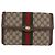 Ophidia Borsa GUCCI GG Supreme Web Sherry Line PVC Beige Gold 84 014 3087 25 - vista 2