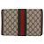 Ophidia Borsa GUCCI GG Supreme Web Sherry Line PVC Beige Gold 84 014 3087 25 - vista 3