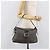 FENDI Zucchino Canvas Mamma Baguette Schultertasche Navy Silver - Ansicht 29