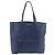 Borsa Tote Miu Miu in pelle blu navy
