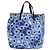 Tote Sac cabas Prada en nylon Tessuto avec logo triangle et fleurs en cuir