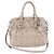 Sac à épaule 2-Way en cuir froncé Prada