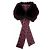 Chal de seda y piel de zorro Bordeaux Louis Vuitton - vista 5