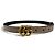 Gucci GG Emblem Reversible Slim Leather Belt - view 3