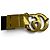 Gucci GG Emblem Reversible Slim Leather Belt - view 5
