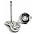 Autre Marque Tiffany Teardrop Ohrstecker aus Platin - Ansicht 4